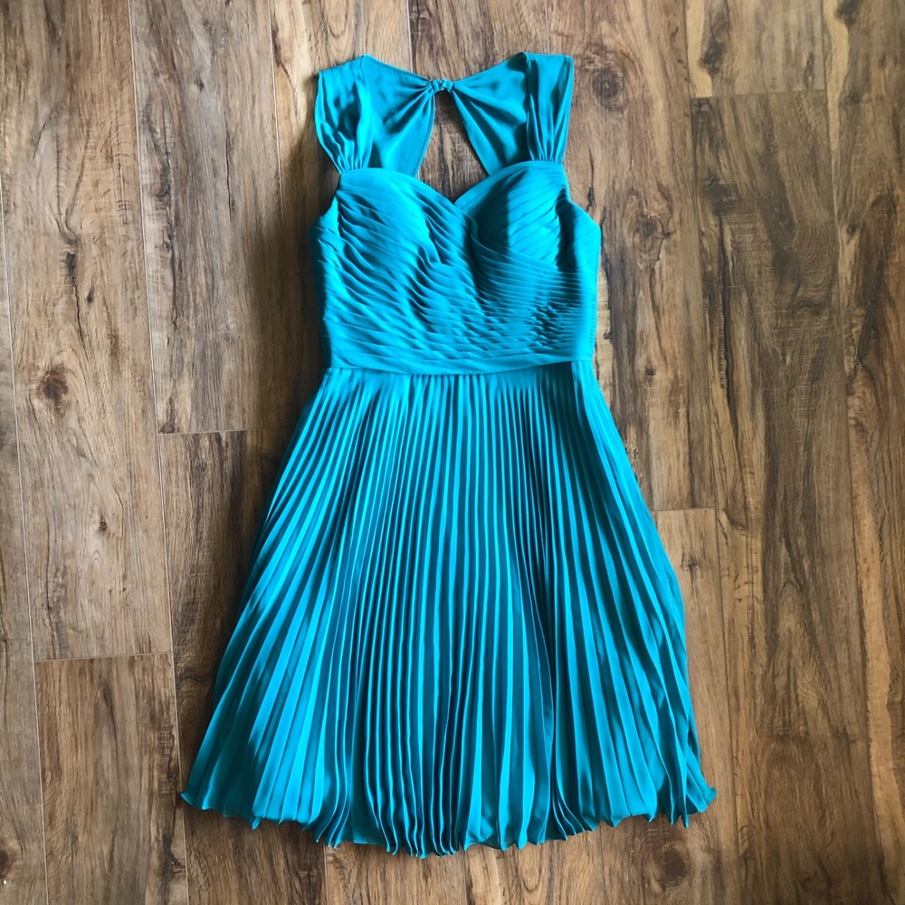 Azazie turquoise jade teal bridesmaid dress Sz 6